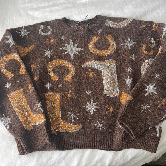 Zara western sweater - Picture 2 of 3